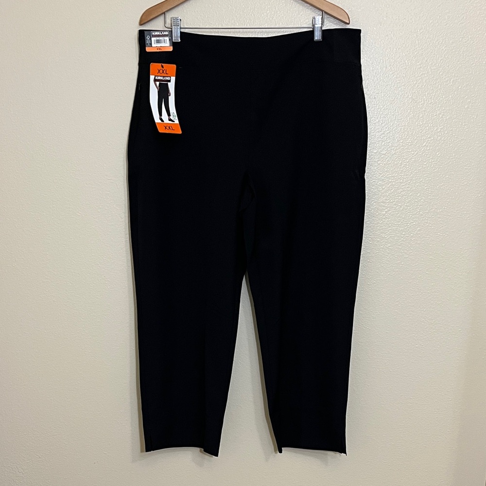 NWT Kirkland Signature Black Ankle Dress Pants